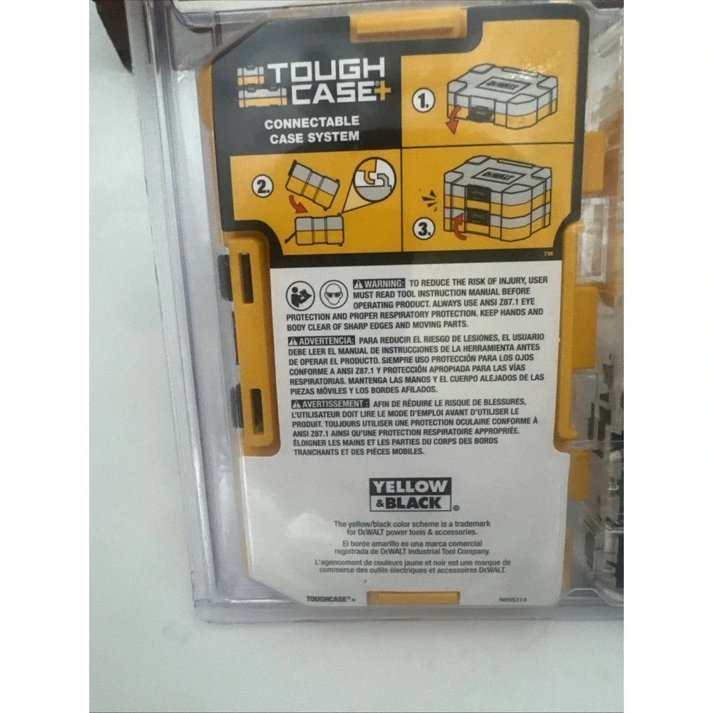DeWalt 30 Piece Screwdriving Bit Set Tough Grip w/Tough Case DWA30SET NEW